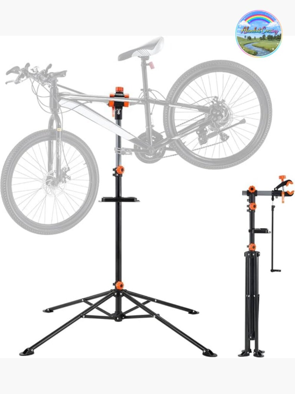 Heavy-Duty Bike Repair Stand, 80 Lbs Load Capacity, Adjustable Height, Foldable